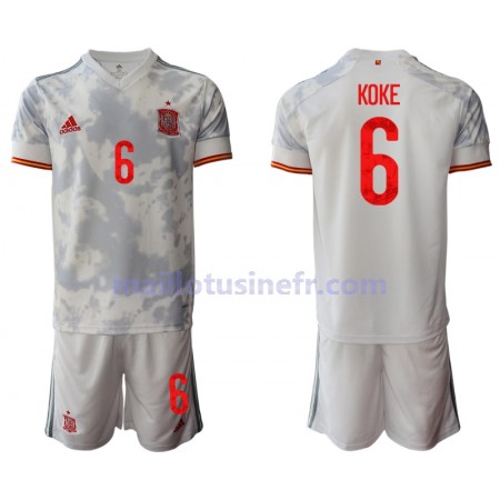 Maillot de Foot Espagne KOKE 6 Extérieur UEFA EURO 2020 - Enfant Maillot de Foot Espagne KOKE 6 Extérieur UEFA EURO 2020 - Enfant